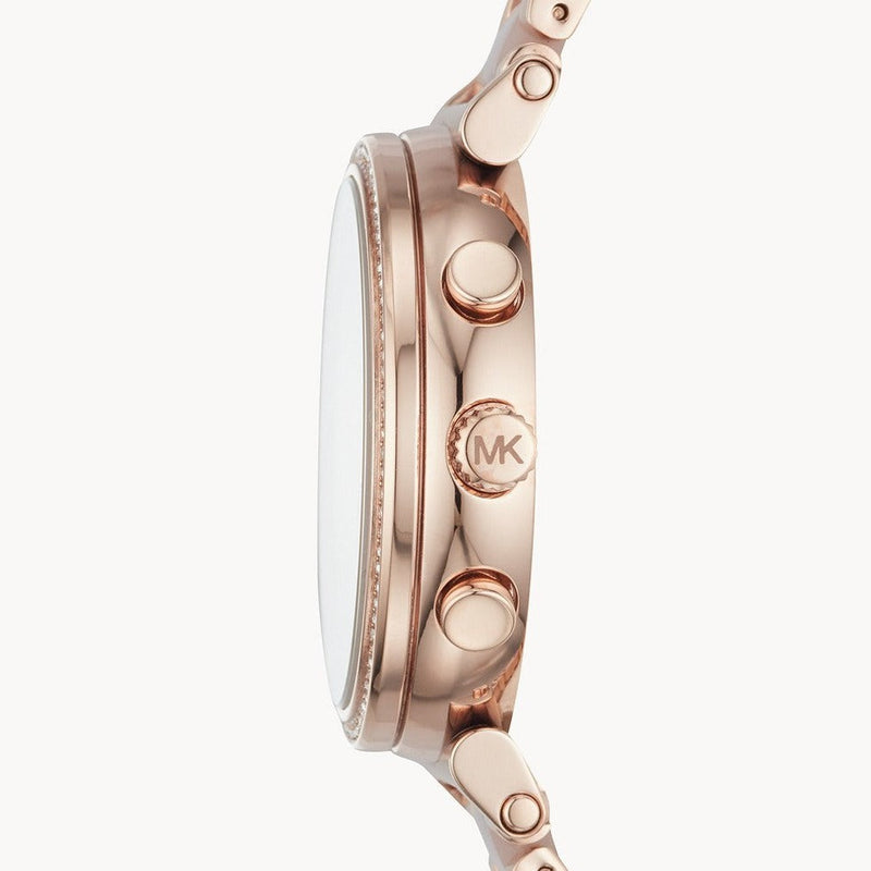 Michael Kors Sofie Chronograph Rose Gold Dial Rose Gold Steel Strap Watch For Women - MK6560 Buy Now By Michael Kors