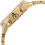 Michael Kors Ritz Chronograph Gold Dial Gold Steel Strap Watch For Women - MK6597 Buy Now By Michael Kors