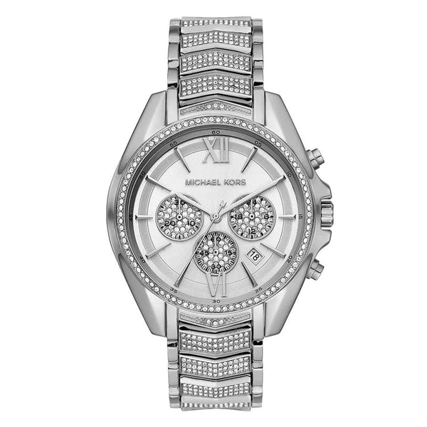 Michael Kors Whitney Chronograph Crystals Silver Dial Silver Steel Strap Watch For Women - MK6728 Buy Now By Michael Kors