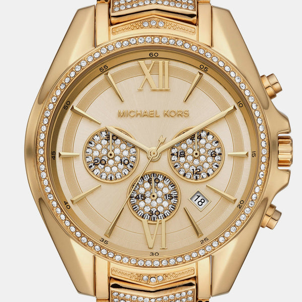 Michael Kors Whitney Chronograph Gold Dial Gold Steel Strap Watch For Women - MK6729 Buy Now By Michael Kors