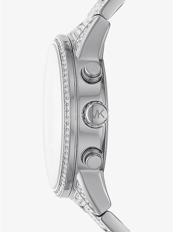 Michael Kors Ritz Chronograph Crystals Silver Dial Silver Steel Strap Watch for Women - MK6746 Buy Now By Michael Kors