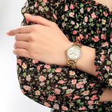 Michael Kors Mini Camille Chronograph White Dial Rose Gold Steel Strap Watch For Women - MK6844 Buy Now By Michael Kors