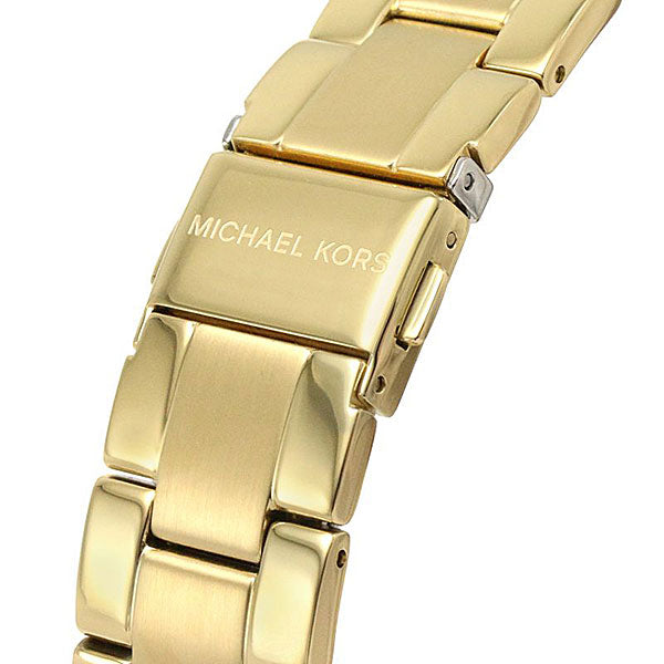 Michael Kors Runway Three-Hand Gold Dial Gold Steel Strap Watch For Women - MK6911 Buy Now By Michael Kors
