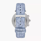 Michael Kors Parker Silver Dial Blue Leather Strap Watch For Women - MK6936 Buy Now By Michael Kors