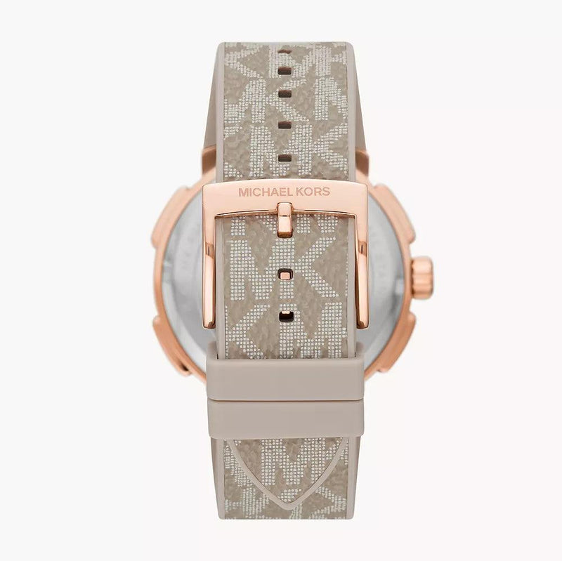 Michael Kors Sidney Chronograph White Dial Beige Leather Strap Watch For Women - MK6949 Buy Now By Michael Kors