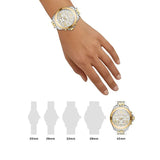 Michael Kors Wren Chronograph Crystals Silver Two Tone Steel Strap Watch for Women - MK6953 Buy Now By Michael Kors