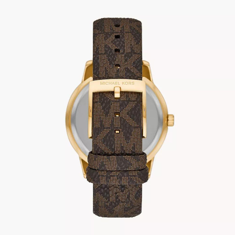 Michael Kors Tibby Multifunction Gold Dial Brown Leather Strap Watch For Women - MK6966 Buy Now By Michael Kors
