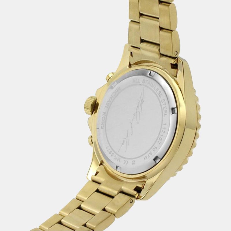 Michael Kors Everest Chronograph Blue Dial Gold Steel Strap Watch For Women - MK6971 Buy Now By Michael Kors