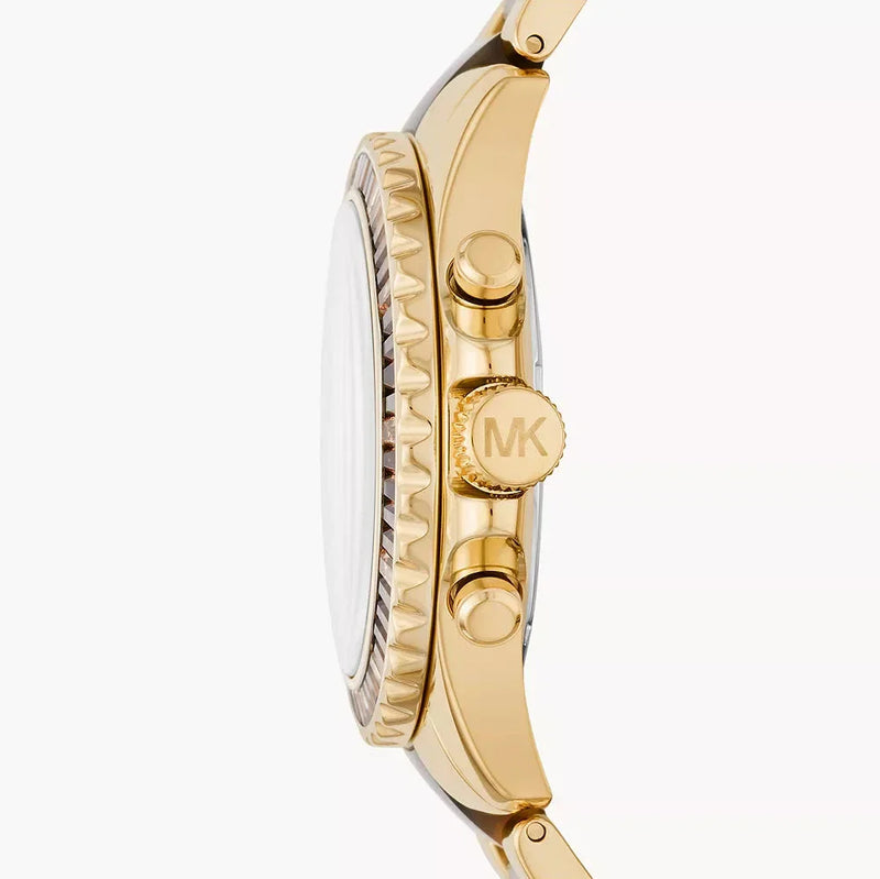 Michael Kors Everest Chronograph Brown Dial Two Tone Steel Strap Watch For Women - MK6973 Buy Now By Michael Kors