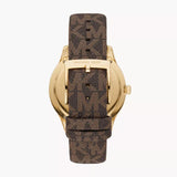 Michael Kors Runway Quartz Black Dial Brown Leather Strap Watch For Women - MK6979 Buy Now By Michael Kors