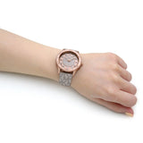 Michael Kors Runway Quartz Rose Gold Dial White Leather Strap Watch For Women - MK6980 Buy Now By Michael Kors