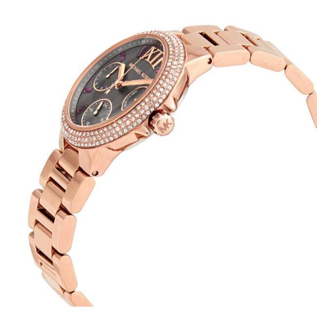 Michael Kors Camille Chronograph Grey Dial Rose Gold Steel Strap Watch For Women - MK6983 Buy Now By Michael Kors