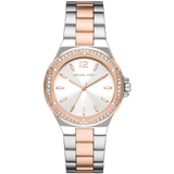 Michael Kors Lennox Three Hand Quartz Silver Dial Two Tone Steel Strap Watch For Women - MK6989 Buy Now By Michael Kors