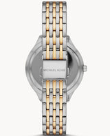 Michael Kors Mindy Three Hand White Dial Two Tone Steel Strap Watch For Women - MK7084 Buy Now By Michael Kors