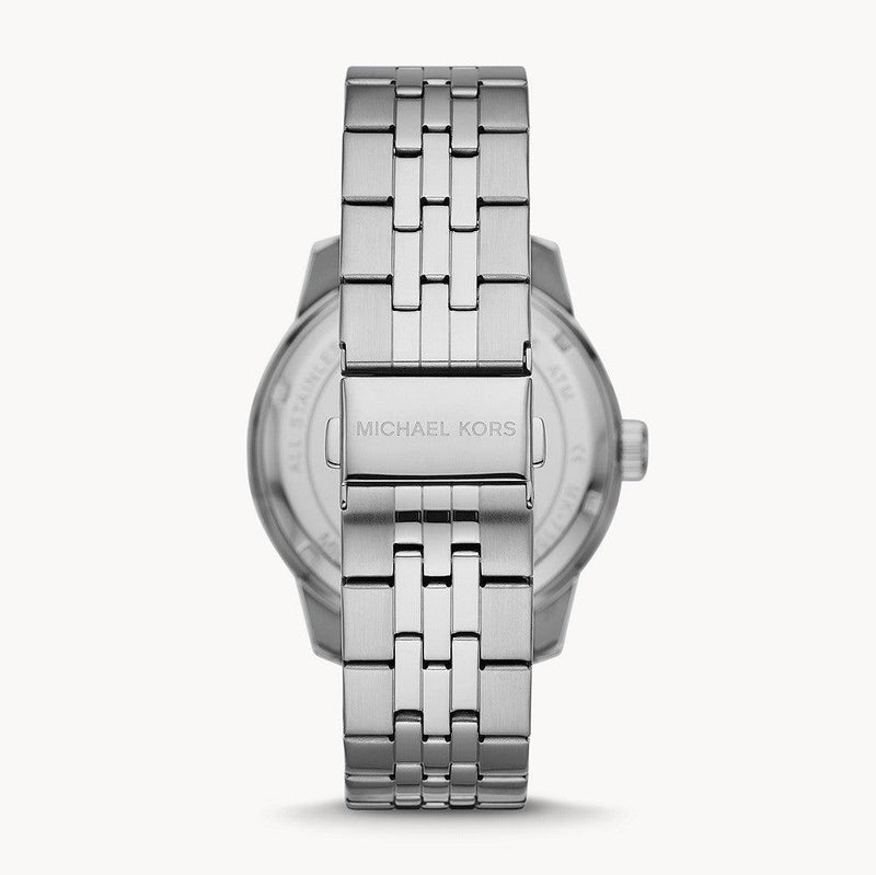Michael Kors Cunningham Multifunction Blue Dial Silver Steel Strap Watch For Men - MK7153 Buy Now By Michael Kors