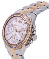 Michael Kors Everest Chronograph White Dial Two Tone Steel Strap Watch For Women - MK7214 Buy Now By Michael Kors