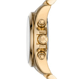 Michael Kors Bradshaw Chronograph Green Dial Gold Steel Strap Watch For Women - MK7257 Buy Now By Michael Kors