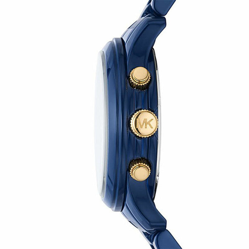 Michael Kors Runway Analog Blue Dial Blue Steel Strap Watch for Women - MK7332 Buy Now By Michael Kors