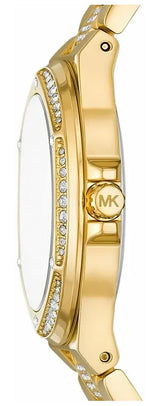 Michael Kors Lenox Three Hand Silver Dial Gold Steel Strap Watch For Women - MK7361 Buy Now By Michael Kors
