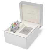 Michael Kors Raquel Three-Hand Crystals Silver Dial Silver Steel Strap Watch For Women - MK7365LE Buy Now By Michael Kors
