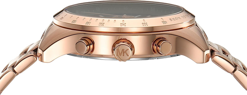 Michael Kors Berkley Chronograph Green Dial Rose Gold Steel Strap Watch For Women - MK7412 Buy Now By Michael Kors