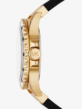 Michael Kors Everest Three-Hand Crystals Black Dial Black Rubber Strap Watch for Women - MK7440 Buy Now By Michael Kors