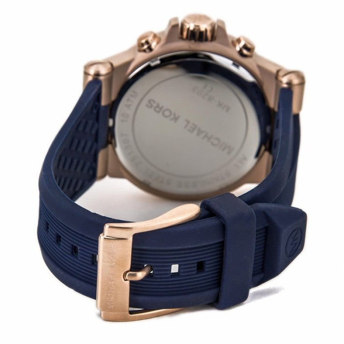 Michael Kors Dylan Blue Dial Blue Rubber Strap Watch for Men - MK8295 Buy Now By Michael Kors