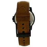 Michael Kors Paxton Analog Black Dial Brown Rubber Strap Watch For Men - MK8502 Buy Now By Michael Kors