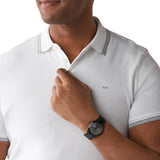 Michael Kors Slim Runway Black Dial Black Steel Strap Watch for Men - MK8507 Buy Now By Michael Kors