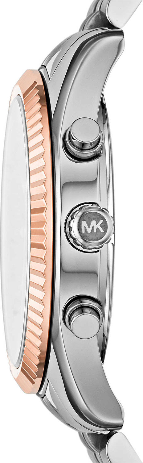 Michael Kors Lexington Chronograph Blue Dial Silver Steel Strap Watch For Men - MK8689 Buy Now By Michael Kors