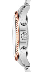 Michael Kors Lexington Chronograph Brown Dial Silver Steel Strap Watch For Men - MK8732 Buy Now By Michael Kors