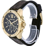 Michael Kors Brecken Chronograph Black Dial Brown Leather Strap Watch For Men - MK8849 Buy Now By Michael Kors