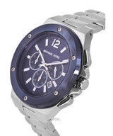 Michael Kors Lennox Chronograph Blue Dial Silver Steel Strap Watch For Men - MK8938 Buy Now By Michael Kors
