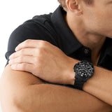 Michael Kors Everest Chronograph Black Dial Black Silicone Strap Watch For Men - MK8980 Buy Now By Michael Kors