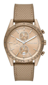 Michael Kors Warren Chronograph Beige Dial Beige Nylon Strap Watch for Men - MK9145 Buy Now By Michael Kors