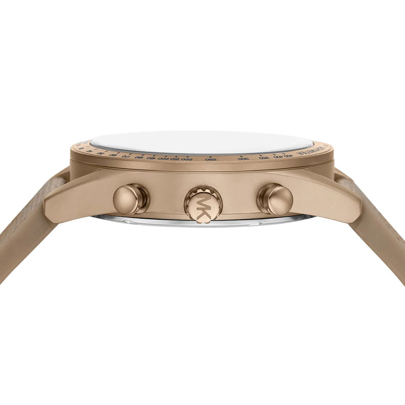 Michael Kors Warren Chronograph Beige Dial Beige Nylon Strap Watch for Men - MK9145 Buy Now By Michael Kors