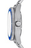 Michael Kors Maritime Three-Hand Blue Dial Silver Steel Strap Watch for Men - MK9160
