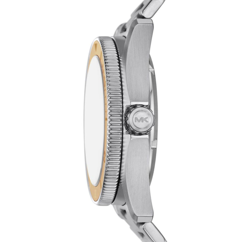 Michael Kors Maritime Analog Black Dial Silver Steel Strap Watch for Men - MK9161 Buy Now By Michael Kors
