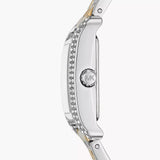 Michael Kors Three-Hand White Dial Two Tone Steel Strap Watch for Women - MKO1035 Buy Now By Michael Kors