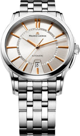 Maurice Lacroix Pontos Date Silver Dial Silver Steel Strap Watch For Men - PT6148-SS002-131-1 Buy Now By Maurice Lacroix