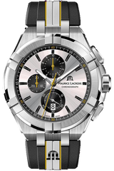 Maurice Lacroix Aikon Chronograph King of the Court Limited Edition Silver Dial Grey Rubber Strap Watch for Men - AI1018-TT030-130-K Buy Now By Maurice Lacroix