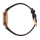Shop Gucci Diamantissima Quartz Black Dial Black Leather Strap Watch for Women - YA141501 in USA