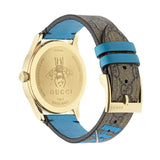 Gucci G Timeless Disney Donald Duck Brown Dial Brown Leather Strap Watch For Women - YA1264167 Buy Now By Gucci