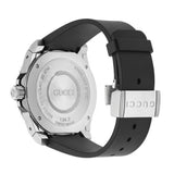 Shop Gucci Dive Analog Quartz Black Dial Black Rubber Strap Watch For Men - YA136204 in USA