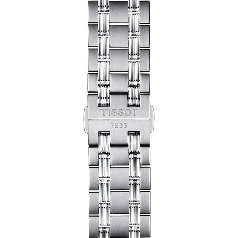 Tissot Automatics III Day Date White Dial Silver Steel Strap Watch For Men - T065.430.11.031.00 Buy Now By Tissot