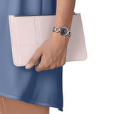 Tissot T Lady Flamingo Mother of Pearl Blue Dial Silver Steel Strap Watch for Women - T094.210.11.126.00 Buy Now By Tissot