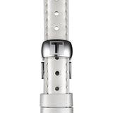 Tissot T Trend Flamingo Valentines Mother of Pearl White Dial White Leather Strap Watch For Women - T094.210.16.111.01 Buy Now By Tissot