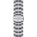 Shop Tissot Luxury Powermatic 80 Anthracite Grey Dial Silver Steel Strap Watch For Men - T086.407.11.061.10 in USA