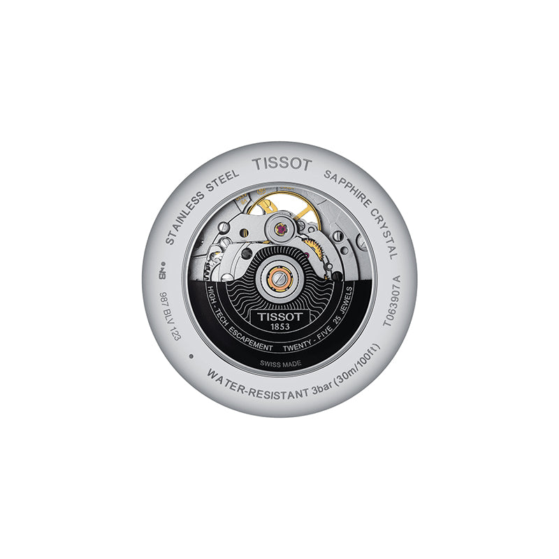 Tissot Tradition Powermatic 80 Open Heart Automatic Watch For Men - T063.907.16.058.00 Buy Now By Tissot