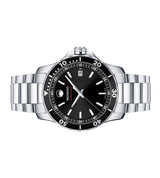 Shop Movado Series 800 Black Dial Silver Steel Strap Watch For Men - 2600135 in USA